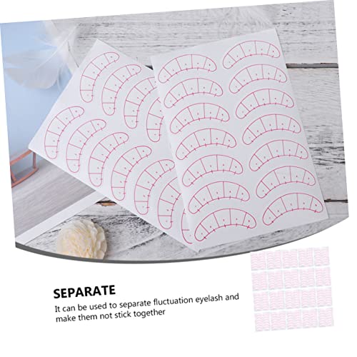 MOTHNUR 30 Blatt Grafted Eyelashes Sticker Wimpernverlängerung Isolations pads Augenpads für Salon und Zuhause Gebogene Schutzfolie Einfache Anwendung von MOTHNUR