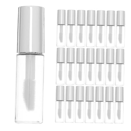 MOTHNUR 30 Stück Lippenöl Behälter Mini Nachfüllbare Lip Gloss Tubes Leichte Kunststoff Tuben mit Weitem Mund für DIY Lippenbalsam und Lippenstift Auslaufsicher für Reisen und Partys von MOTHNUR