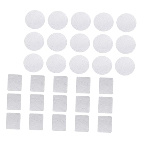 MOTHNUR 30 Stück Teiliges Magnetische Metallaufkleber für Lidschattenpaletten Runde und Quadratische Metallplatten Leere DIY Makeup Palette Aufkleber Vielseitig für Lidschatten und von MOTHNUR