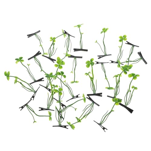 MOTHNUR 30 Stücke Clips Haarspangen für Mädchen Grüne Haarspangen Lustige Haar Accessoires für Festivals und Alltagsstyle von MOTHNUR