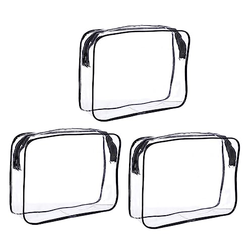 MOTHNUR 3stücke Transparente Kosmetiktaschen Wasserdichtes Makeup Bag Für Hautpflege Reise Und Aufbewahrungstaschen Mittlerer Für Damen Und Herren von MOTHNUR