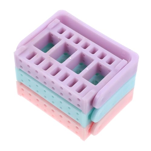 MOTHNUR Organizer-behälter Für Nagelbohrer 3-teiliges Schleifständer-set Kompakter Und Maniküre-polierhalter von MOTHNUR