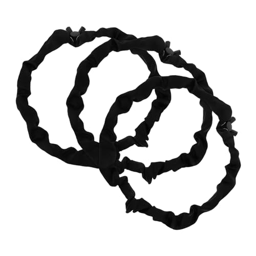 MOTHNUR 3stücke Elastische Haarschlaufen Satin-haargummis Verstellbare Haarbänder Hohe Dehnbarkeit Kein Beschädigen Haarseile Für Frauen Dreadlocks-halter Elastische Haaraccessoires von MOTHNUR