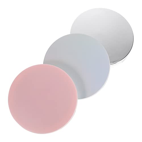 MOTHNUR 3stücke Teiliges Tragbare Puderquaste Aufbewahrungsbox Leere Lose Puderbehälter Mit Spiegel Für Lose Puder Foundation -make-up Und Mehr Perfektes Für Frauen von MOTHNUR