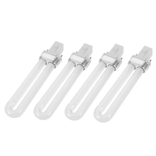 MOTHNUR 4 STÜCKE Nagellampe Ersatzröhren für UV Gelnägel Teiliges Schnelle Trocknung Schonend für Haut Kompakt und Leicht Kompatibel mit Professionellen Maniküre UV Lampen von MOTHNUR