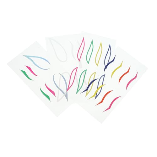 MOTHNUR 4sätze Farbige Eyeliner Aufkleber Selbstklebende Augenlinie Für Festivals Partys Und Alltag Einfache Anwendung Wasserfest Und Bequem Für Kosmetikliebhaber von MOTHNUR