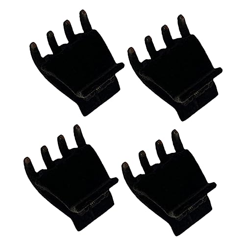 MOTHNUR 4stücke Teiliges Haar-clips Aus Velours Kleine Haarklammern Für Damen Für Pferdeschwanz Und Frisuren Rutschfeste Haaraccessoires Für Täglichen Gebrauch von MOTHNUR