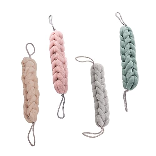 MOTHNUR Handtuch-set 4-teilig Peeling-badetücher Körperreinigungstücher Reichhaltiger Schaum Für Die Dusche Zufällige Farbe von MOTHNUR