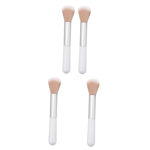 MOTHNUR 4 Stück Teiliges Make up pinsel Foundation Fluffigem Blush pinsel Synthetische Fasern Vielseitig für Flüssig Puderprodukte Leicht und Tragbar für Frauen und Mädchen von MOTHNUR
