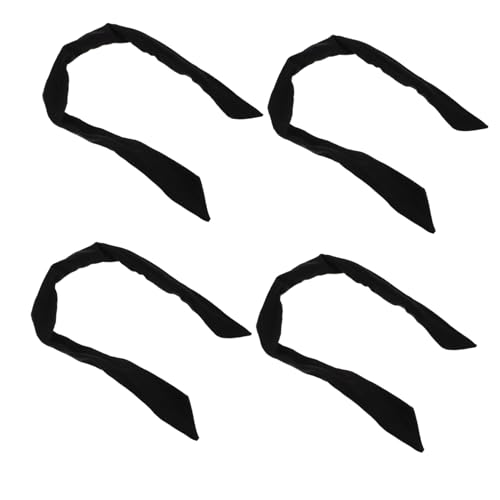 MOTHNUR 4 Stück Teiliges Turban Stirnband mit Schleife Verstellbar Leichtes Atmungsaktives Haarband für Damen Modisches Bandeau mit Knoten für Party Alltag und Workout von MOTHNUR