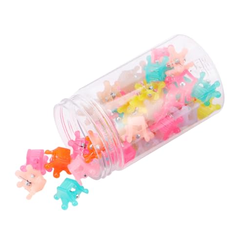 MOTHNUR 40 Stück Mini Haarklammern Haarkralle Süße Krone Haarschmuck Haarklammern Leicht Langlebig für Mädchen Kleinkinder von MOTHNUR