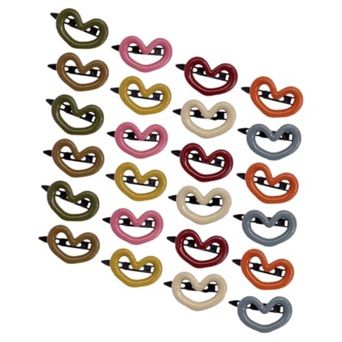 MOTHNUR 48 Stück Teiliges Kleine Haarklammern für Frauen Herzförmige Haarklammern in Modernen Farben Robustes Haaraccessoire für Dünnes Haar Geeignet für Alltag Party und Hochzeit von MOTHNUR
