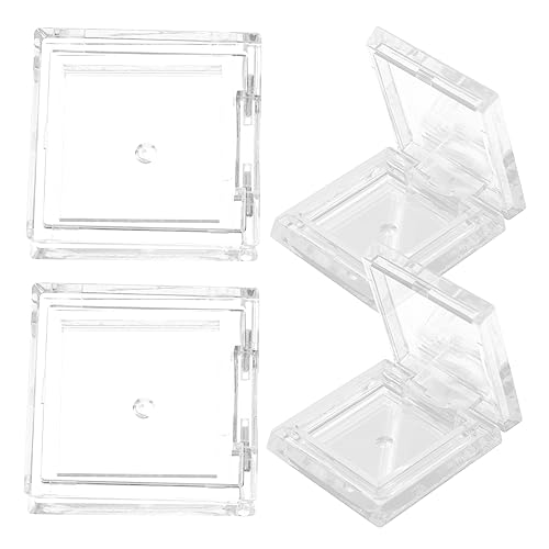 MOTHNUR 4stücke Leer Lidschatten Pfannen Nachfüllbar Kosmetik Paletten Für Make-up Behälter Reisen Mini von MOTHNUR