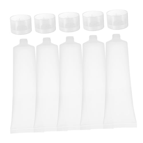 MOTHNUR 5 Stück Nachfüllbare Quetschflaschen Reisegröße für Shampoo Gesichtsreiniger Toner Handcreme Körperlotion Bpa Frei Auslaufsicher Geeignet für Sport und Outdoor Praktische von MOTHNUR