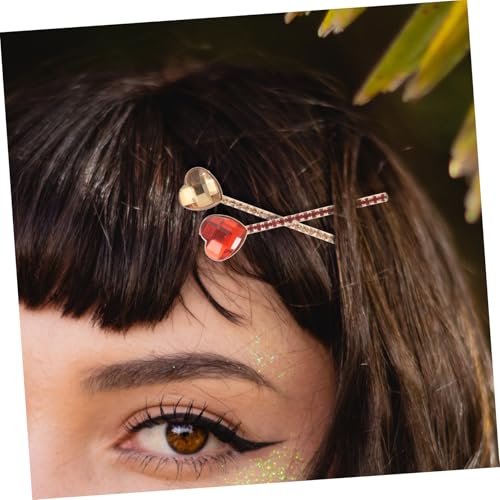 MOTHNUR 5 Stück Teiliges Haarklammern mit Funkelnden Kristallstrass Eleganter Haarschmuck für Frauen und Mädchen Bunte Vintage Haarspangen Geeignet für Hochzeit Party Alltag und Festliche von MOTHNUR