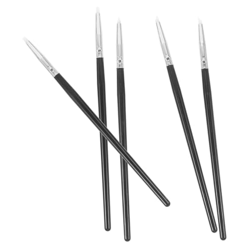 MOTHNUR 5 Stück Teiliges Nail Art Skulptur Stift mit Silikonspitzen Vielseitig für Effekte Formen Modellieren und Nageldesign Leicht zu Bedienen für Profi und Heimgebrauch von MOTHNUR