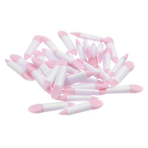 MOTHNUR 50 Stück Teiliges Make Up Pinsel aus Langlebigem Silikon mit Glänzendem Kompakt und Tragbar Inklusive Präzisem Lippenmasken Löffel für Gleichmäßige Anwendung für Lippen und von MOTHNUR