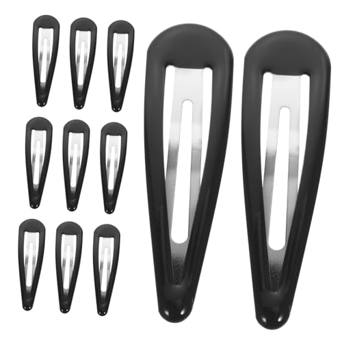 MOTHNUR 50 Stück Teiliges Schwarze Metall Haarspangen Dekorative Snap Clips mit Starkem Vielseitig für und Haare Modisch für Damen Langlebig und Formstabil Geeignet für Haartypen von MOTHNUR
