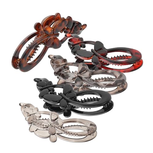 MOTHNUR 5stücke Bananenklammern Schmetterlings-haarklammer Für Damen Und Mädchen Griff Langer Fischschwanzkamm Klammer Für Und Hochsteckfrisuren Haar-accessoires MOTHNUR 5stücke Bananenklammern Schmetterlings-haarklammer Für Damen Und Mädchen Griff Langer Fischschwanzkamm Klammer Für Und Hochsteckfrisuren Haar-accessoires von MOTHNUR