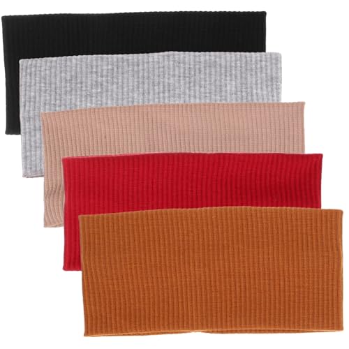 MOTHNUR 5stücke Teiliges Elastisches Haarband Für Damen Gestrickte Stirnbänder Für Yoga Laufen Und Sport Bequeme Kopfschmerzfreie Passform Zufälligen Farben von MOTHNUR