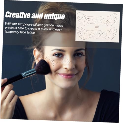 MOTHNUR 6 Blätter Teiliges Temporäre Gesichtstattoos Freckle Sticker Kreative Natürliche Make up Effekte Einfach Anzuwenden Hautfreundlich für Frauen Vielseitig Stirn Hals und Gesicht MOTHNUR 6 Blätter Teiliges Temporäre Gesichtstattoos Freckle Sticker Kreative Natürliche Make up Effekte Einfach Anzuwenden Hautfreundlich für Frauen Vielseitig Stirn Hals und Gesicht von MOTHNUR
