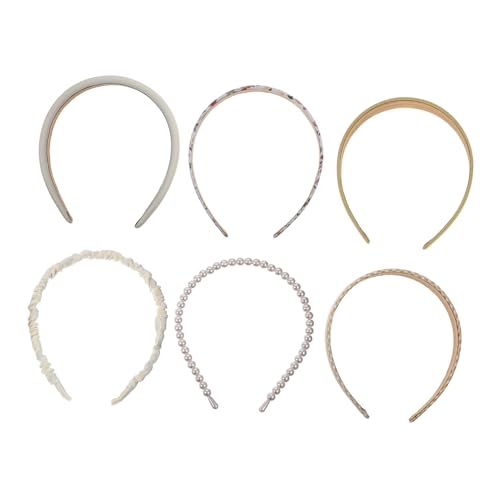 MOTHNUR 6 Stück Teiliges Damen Haarband Leichtes Modisches Haaraccessoire für Spa Make Up Party Passend für Kurze Glatte Lockige Haare Vielseitig Verwendbar Bequem und Langlebig MOTHNUR 6 Stück Teiliges Damen Haarband Leichtes Modisches Haaraccessoire für Spa Make Up Party Passend für Kurze Glatte Lockige Haare Vielseitig Verwendbar Bequem und Langlebig von MOTHNUR
