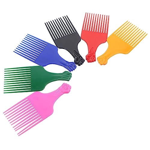 MOTHNUR 6stücke Teiliges Pp Haarkämme Mit Langen Zähnen Anti-statisch Rutschfester Griff Für Männer Und Haargestaltung Und Bartpflege Tools von MOTHNUR