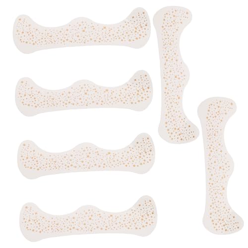 MOTHNUR 6blätter Temporäre Gesichtstattoos Mit Glitzer- Goldene Transfer-tattoos Für Partys Gesichtsaufkleber Für Halloween Und Weihnachten Dekoratives Make-up Für Frauen Und von MOTHNUR