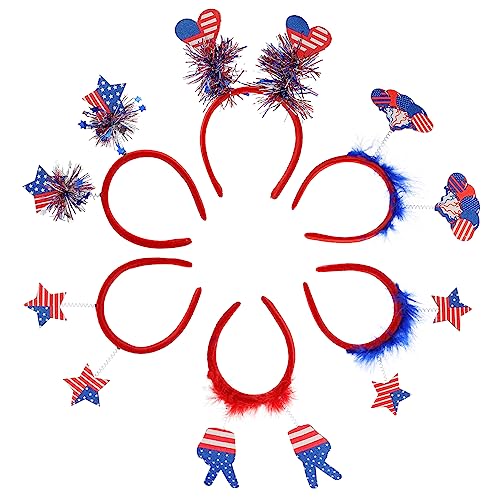 MOTHNUR 6stücke Sternenförmige Stirnbänder Festliche Haaraccessoires Für Unabhängigkeitstag Und Partys Für Kostüme Und Feierliche Anlässe Langlebig Und Bequem von MOTHNUR