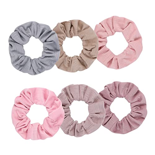 MOTHNUR 6stücke Vintage Haarbänder Für Mädchen Elastische Haargummis Farben Vielseitige Haaraccessoires Für Für Frisuren Und Alltag von MOTHNUR