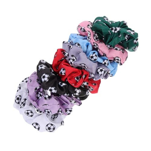 MOTHNUR 8 Stück Elastische Haargummis Mädchen Stoff Haarschleifen Bedruckt Weiche Scrunchies Ponytail Haargummi Komfortabel Strapazierfähig Alltagsschmuck von MOTHNUR