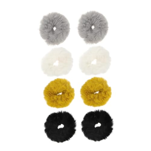 MOTHNUR 8 Stück Teiliges Flauschiges Haargummi Elastischem Plüsch Weiche Ponytail halter für Damen und Mädchen Sanfter Haarbandersatz für Schonenden Griff Vielseitige Haar accessoires in MOTHNUR 8 Stück Teiliges Flauschiges Haargummi Elastischem Plüsch Weiche Ponytail halter für Damen und Mädchen Sanfter Haarbandersatz für Schonenden Griff Vielseitige Haar accessoires in von MOTHNUR