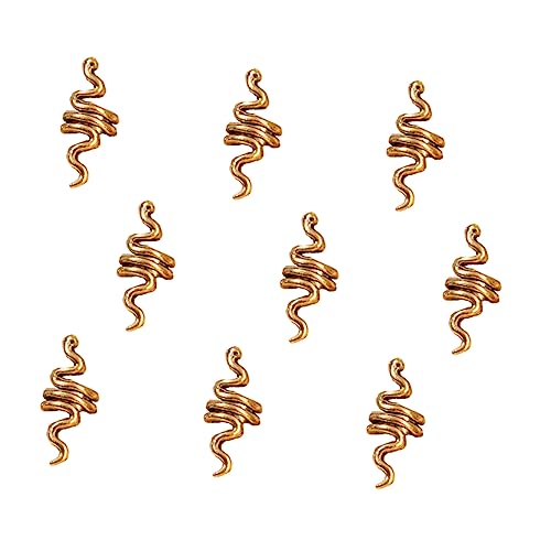 MOTHNUR 9 Stücke Schlangenform Haar Dreadlocks Manschetten Mode Metall Haarschmuck Für Partys Hochzeiten MOTHNUR 9 Stücke Schlangenform Haar Dreadlocks Manschetten Mode Metall Haarschmuck Für Partys Hochzeiten von MOTHNUR
