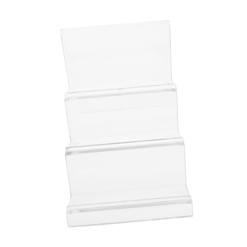MOTHNUR Acryl Desktop Wallet Display Stand Transparent Organizer für Handtaschen und Kosmetik Stabiles Schmutzresistentes Aufbewahrungsregal für Zuhause Geschäft und Verkaufsflächen von MOTHNUR