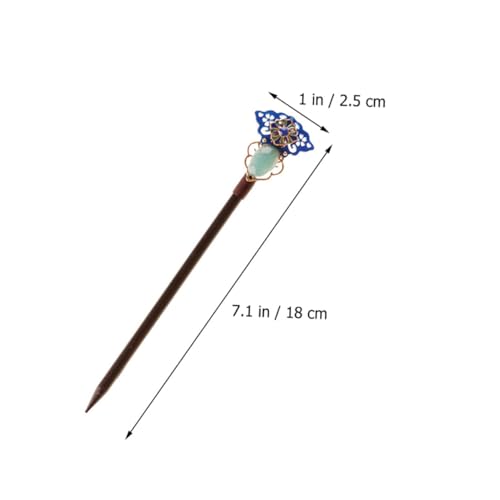 MOTHNUR Antike Chinesische Haarnadel aus Holz mit Glasur Eleganter Haarschmuck für Damen für Hochzeiten Partys und Tägliches Styling Leichtes Design für Dutt Steckfrisuren von MOTHNUR
