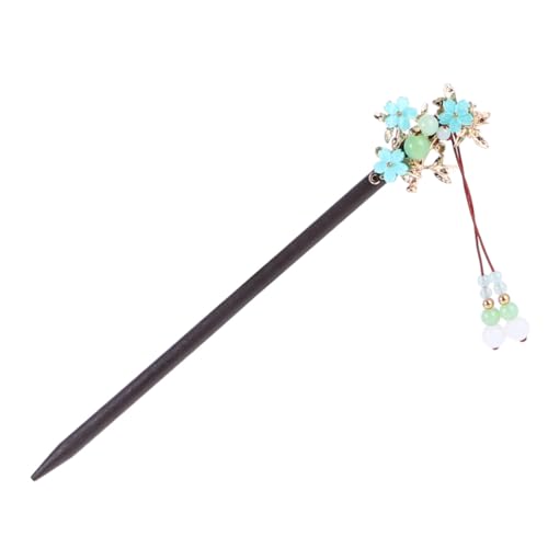 MOTHNUR Antike Holz Haarnadel mit Tassel Haarschmuck für Frauen Langlebiger Haarschmuckstab Traditioneller Haarkamm für Lange Haare Leicht und Vielseitig für Verschiedene Frisuren von MOTHNUR