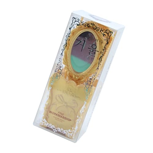 MOTHNUR Antistatisches Haarkamm Spiegel Tragbare Frizz bürste Vielseitiges Haarstyling tool Ergonomisch Sanfte Kopfhautmassage für Damen und Herren Kompakt und Handlich von MOTHNUR