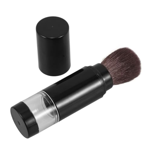 MOTHNUR Automatischer Schräger Puderpinsel mit Abdeckung Multifunktionaler Make up pinsel für Lose Puder Tragbar für Reisen Integrierte Pulverdosierung Vielseitiges Beauty tool für Damen von MOTHNUR
