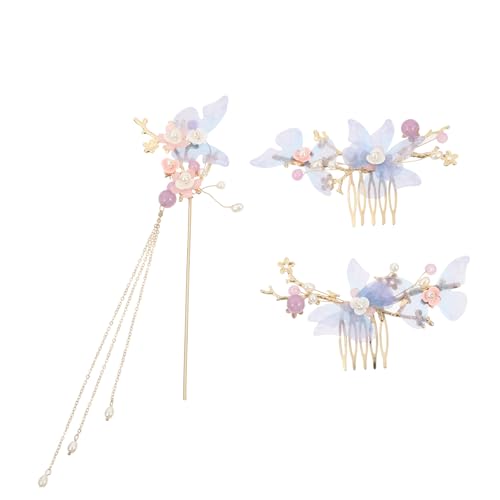 MOTHNUR Chinesisches Hanfu Haarschmuck Lang Quaste Haarspangen Traditionelle Retro Haarnadeln für Braut Hochzeit Festliche Anlässe Frauen von MOTHNUR