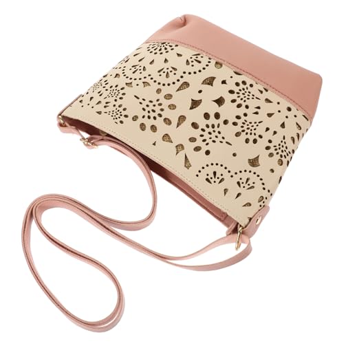 MOTHNUR Crossbody Tasche Damen Wasserfall Design Umhängetasche für Handy Kosmetik und Geldbörse und Praktisch für Alltag und Reisen Rosa MOTHNUR Crossbody Tasche Damen Wasserfall Design Umhängetasche für Handy Kosmetik und Geldbörse und Praktisch für Alltag und Reisen Rosa von MOTHNUR