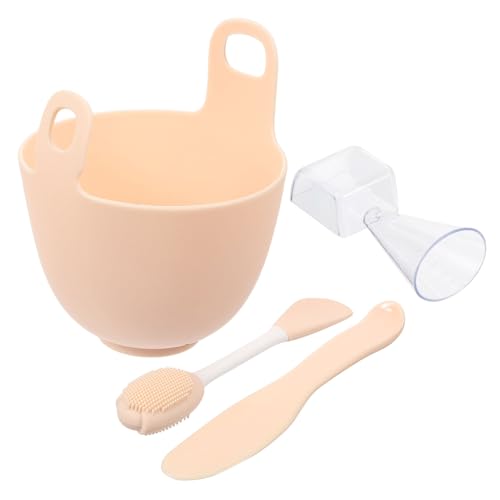 MOTHNUR DIY Silikon Gesichtsmaske Rührschüssel Teilig Weiches Silikonmaterial Geruchlos Wiederverwendbar Vielseitig für Individuelle Hautpflege und Maskenmischung für Salon und Zuhause von MOTHNUR