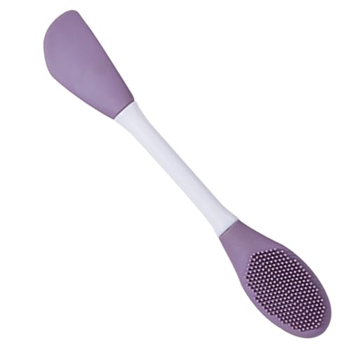 MOTHNUR Doppelseitiger Gesichtsmaske Pinsel mit Bürstenköpfen Sanfter Applikator und Reinigungsbürste für Hauttypen Wiederverwendbar Einfach zu Reinigen für und Hautpflege von MOTHNUR