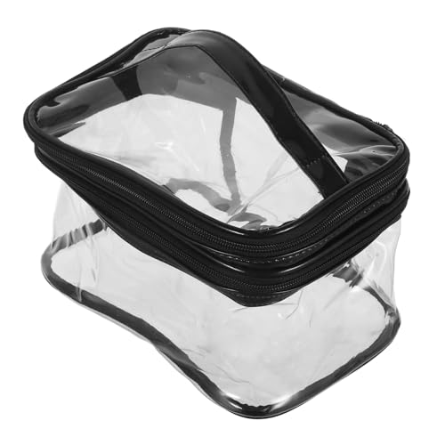 MOTHNUR Durchsichtige Kosmetiktasche Transparente Schminktasche Mit Reißverschluss Organizer-Tasche Für Reise Und Täglichen Gebrauch Wiederverwendbare Kulturbeutel Für Damen Stauraum von MOTHNUR