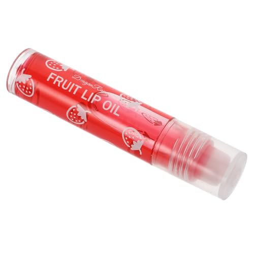 MOTHNUR Fruchtiges Lip Gloss Für Teenager Feuchtigkeitsspendendes Transparentes Lip Oil Mit Erdbeer-geschmack Als Partygeschenk Für Freundinnen von MOTHNUR