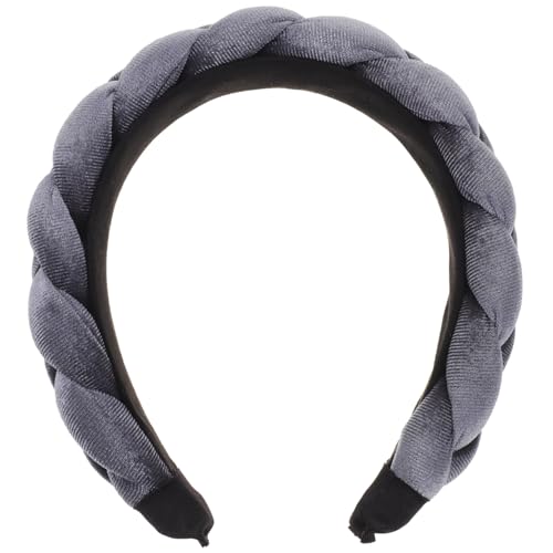 MOTHNUR Geflochtenes Stirnband Damen Breites Haarband Vintage Haarreifen Knoten Design Make up und Hautpflege Geeignet Chic Haarschmuck für Frauen und Mädchen von MOTHNUR