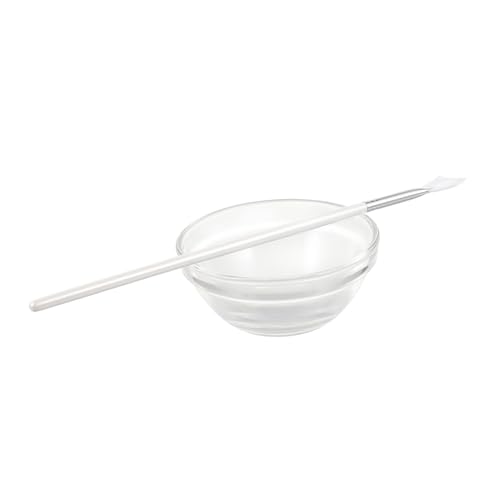 MOTHNUR Gesichtsmaske Pinsel mit Teiligem DIY Masken Rührschüssel und Weichem Fächerpinsel für Sanftes Auftragen Wiederverwendbar Hautfreundlich für Kosmetik und Hautpflege von MOTHNUR