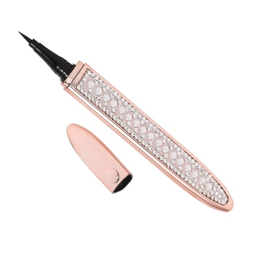MOTHNUR Glitzernder Diamond Eyeliner Flüssig Selbstklebend Wasserfest Präzise Filzspitze Kosmetik Zubehör für Damen Makeup Tool von MOTHNUR