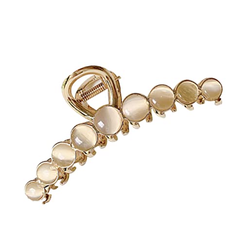 MOTHNUR Große Haarklammer Damen Haarkralle aus Hochwertiger Legierung mit Katzenaugenoptik Robust und Formbeständig für Dickes und Modisches Haarschmuck Accessoire von MOTHNUR