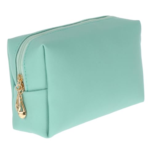 MOTHNUR Große Kosmetiktasche Damen Quadratisch mit Kreuzmuster Leichte Pu Handtasche mit Hoher Kapazität Strapazierfähig Modisch für Reisen Outdoor Camping und Alltag von MOTHNUR