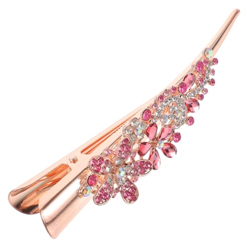 MOTHNUR Große Metall Haarklammer Damen Haarschmuck mit Funkelnden Kristallen Rutschfeste Haarspange für Frauen Mädchen Festliche Anlässe Hochzeit Party Geschenk von MOTHNUR